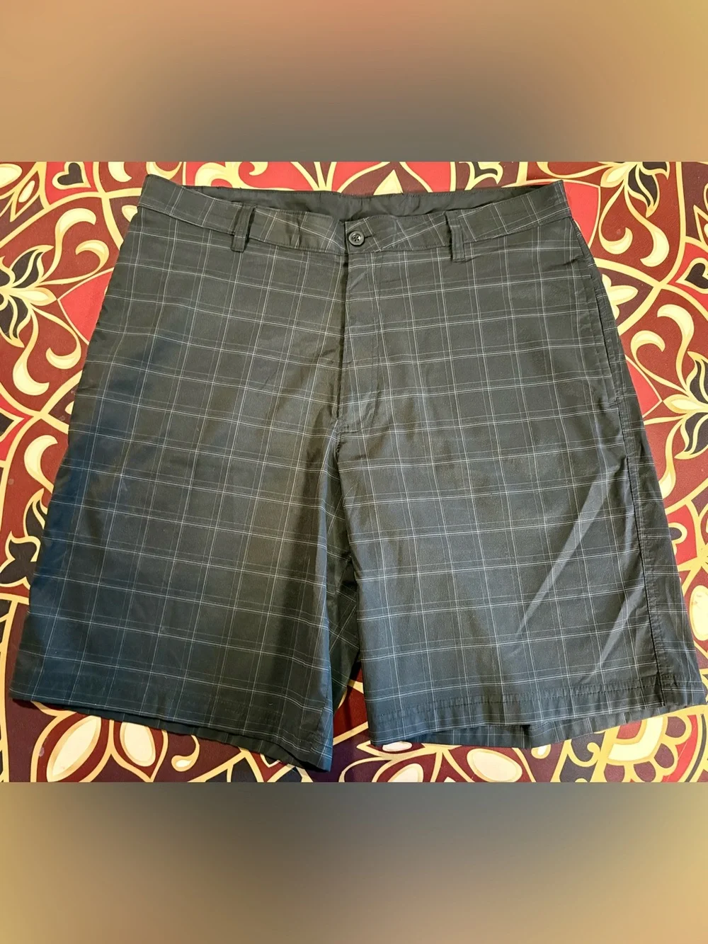 Champion Black Plaid Men's Shorts